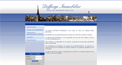 Desktop Screenshot of defforge-immobilier.com